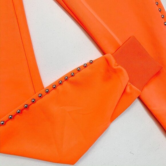 ORANGE STUDDED JOGGERS - Picture 5 of 10